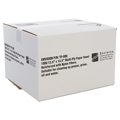 AbilityOne 7920008239773, SKILCRAFT, Total Wipes II Towel, 4-Ply, 13.25 x 14.25, White, 1,000/Box