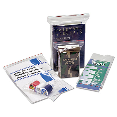 Stout by Envision Seal Closure Bags, 2 mil, 12" x 12", Clear, 500/Carton (STOZF008C)