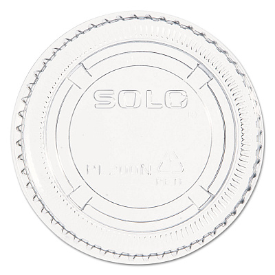 Dart Portion/Souffle Cup Lids, PET, Fits 1.5 oz to 2.5 oz Cups, Clear, 2,500/Carton (DCCPL200N)
