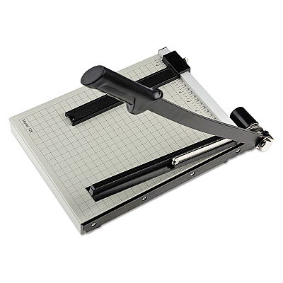 Dahle Vantage Guillotine Paper Trimmer/Cutter, 15 Sheets, 12" Cut Length, Metal Base, 10 x 12.75 (DAH12E)
