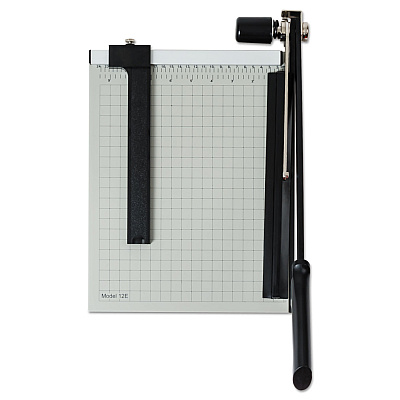 Dahle Vantage Guillotine Paper Trimmer/Cutter, 15 Sheets, 12" Cut Length, Metal Base, 10 x 12.75 (DAH12E)