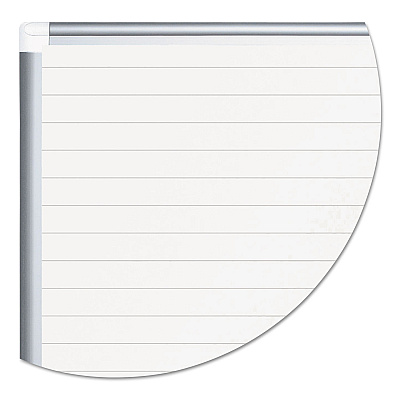 MasterVision Ruled Magnetic Steel Dry Erase Planning Board, 72 x 48, White Surface, Silver Aluminum Frame (BVCMA2794830)