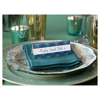 Avery Small Textured Tent Cards, White, 1.44 x 3.75, 6 Cards/Sheet, 25 Sheets/Pack (AVE5011)