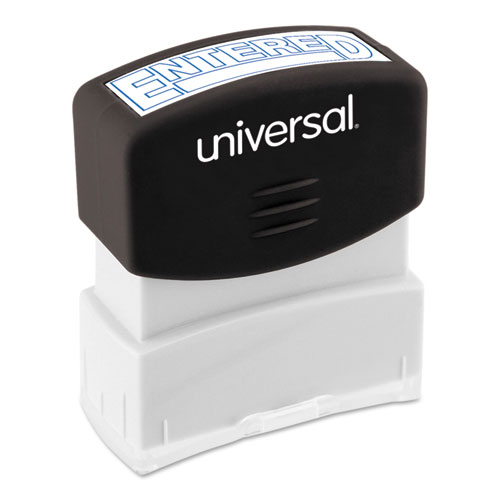 Universal Message Stamp, ENTERED, Pre-Inked One-Color, Blue (10052)