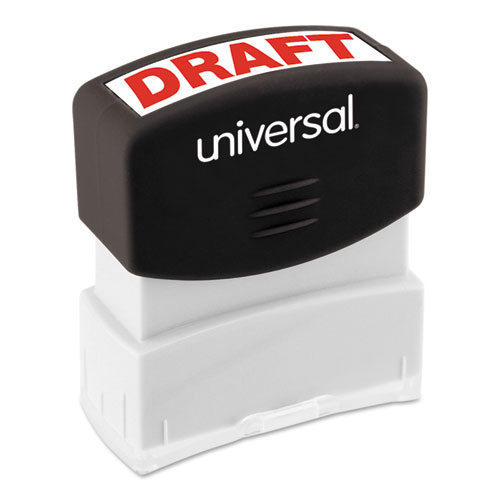 Universal Message Stamp, DRAFT, Pre-Inked One-Color, Red (10049)