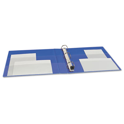 Avery Heavy-Duty Non-View Binder with DuraHinge and One Touch EZD Rings, 3 Rings, 1" Capacity, 11 x 8.5, Blue (AVE79889)