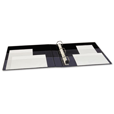 Avery Heavy-Duty Non-View Binder with DuraHinge and One Touch EZD Rings, 3 Rings, 1" Capacity, 11 x 8.5, Black (AVE79989)