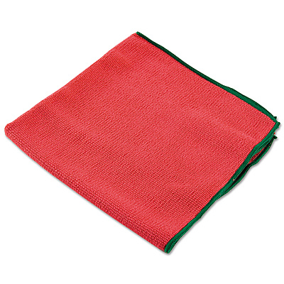 WypAll Microfiber Cloths, Reusable, 15.75 x 15.75, Red, 6/Pack, 4 Packs/Carton (KCC83980)