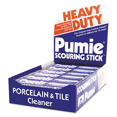 Pumie Scouring Stick, 6.75 x 1.25, Gray, Dozen (UPM12)