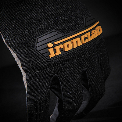 Ironclad General Utility Spandex Gloves, Black, Medium, Pair (IRNGUG03M)