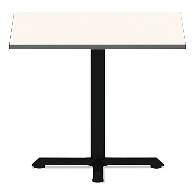 Alera Reversible Laminate Table Top, Square, 35.38w x 35.38d, White/Gray (ALETTSQ36WG)