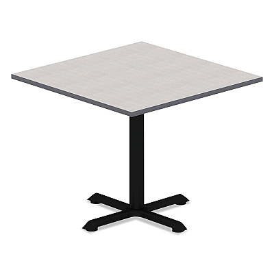 Alera Reversible Laminate Table Top, Square, 35.38w x 35.38d, White/Gray (ALETTSQ36WG)