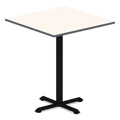 Alera Reversible Laminate Table Top, Square, 35.38w x 35.38d, White/Gray (ALETTSQ36WG)