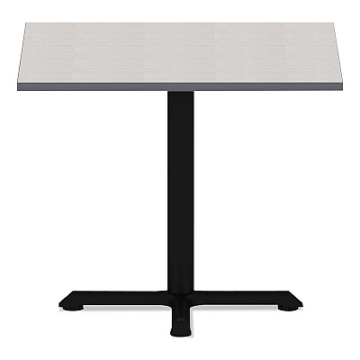 Alera Reversible Laminate Table Top, Square, 35.38w x 35.38d, White/Gray (ALETTSQ36WG)