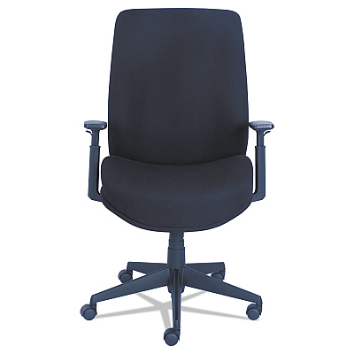 La-Z-Boy Baldwyn Series Mid Back Task Chair, Supports Up to 275 lb, 19" to 22" Seat Height, Black (LZB48825)