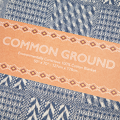 Common Ground Throw 50x70 Block Pattern, Case Of 12 (THROW-BLK-50X70-CS)
