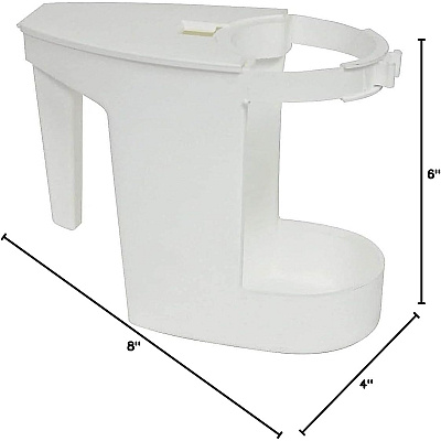 Impact Super Toilet Bowl Caddy White, Case Of 12 (100)