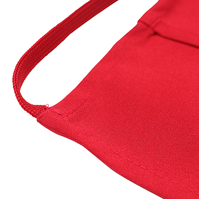 Mariposa Waist Apron 26x12 Red, Pack Of 12 (WAISTAPRON-RED)