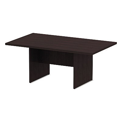 Alera Valencia Series Conference Table, Rectangular, 70.88w x 41.38d x 29.5h, Espresso (ALEVA717242ES)