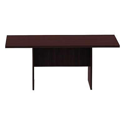 Alera Valencia Series Conference Table, Rectangular, 70.88w x 41.38d x 29.5h, Mahogany (ALEVA717242MY)