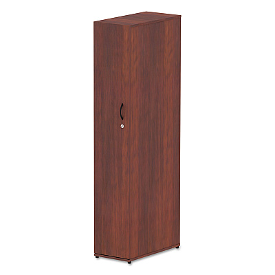 Alera Valencia Series Wardrobe, 11.88w x 22.78d x 65h, Medium Cherry (ALEVA621224MC)