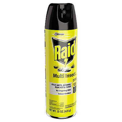 Raid Multi Insect Killer, 15 oz Aerosol Spray, 12/Carton (SJN300819)