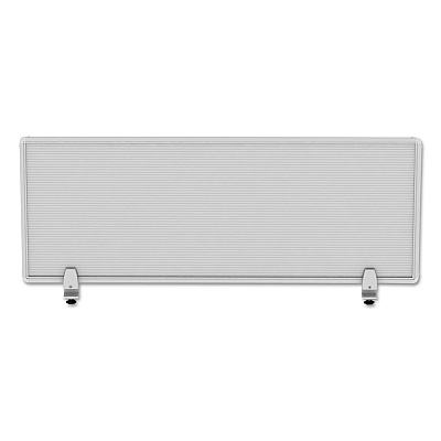 Alera Polycarbonate Privacy Panel, 47w x 0.5d x 18h, Silver/Clear (ALEPP4718)