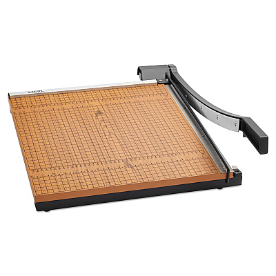 X-ACTO Square Commercial Grade Wood Base Guillotine Trimmer, 15 Sheets, 18" Cut Length, 18 x 18 (EPI26618LMR)