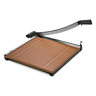X-ACTO Square Commercial Grade Wood Base Guillotine Trimmer, 15 Sheets, 18" Cut Length, 18 x 18 (EPI26618LMR)