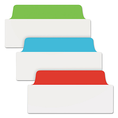 Avery Ultra Tabs Repositionable Tabs, Wide and Slim: 3" x 1.5", 1/3-Cut, Assorted Colors, 24/Pack (AVE74775)