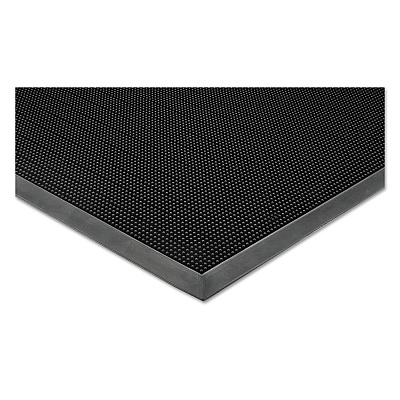 AbilityOne 7220015826248, SKILCRAFT 3-Mat Entry System Scraper Mat, 36 x 72, Black