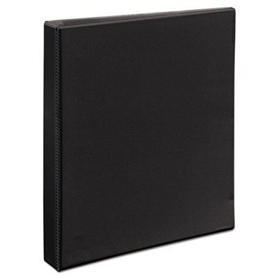 Avery Heavy-Duty Non Stick View Binder with DuraHinge and Slant Rings, 3 Rings, 1" Capacity, 11 x 8.5, Black, (5300) (AVE05300)