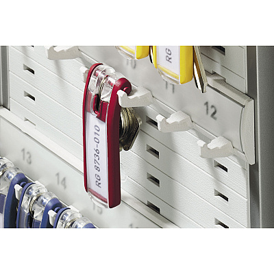 Durable Tags for Locking Key Cabinets, Plastic, 1.13 x 2.75, Dark Blue, 6/Pack (DBL195707)