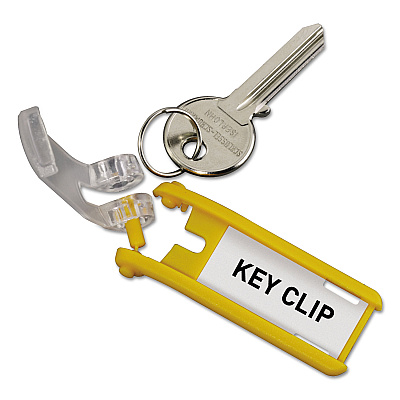 Durable Tags for Locking Key Cabinets, Plastic, 1.13 x 2.75, Dark Blue, 6/Pack (DBL195707)