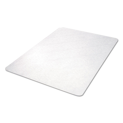 Alera All Day Use Non-Studded Chair Mat for Hard Floors, 46 x 60, Rectangular, Clear (ALEMAT4660HFR)