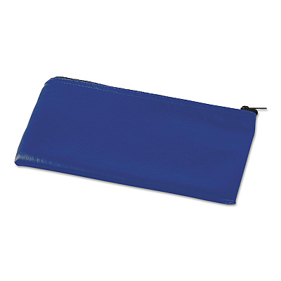 Universal Zippered Wallets/Cases, Leatherette PU, 11 x 6, Blue, 2/Pack (UNV69020)