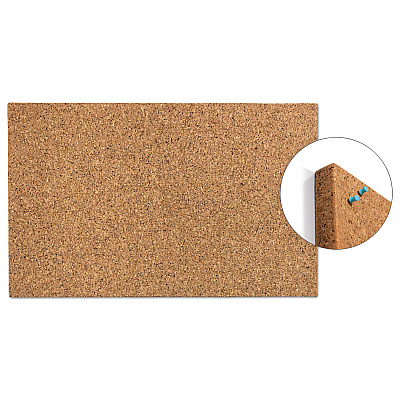 Iceberg iDesign Frameless Cork Bulletin Board, 24 x 38, Tan Surface (ICE35010)