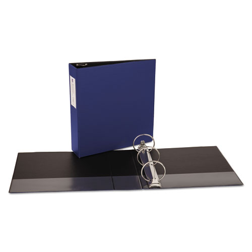 Avery Economy Non-View Binder with Round Rings, 3 Rings, 3" Capacity, 11 x 8.5, Blue, (4600) (04600)