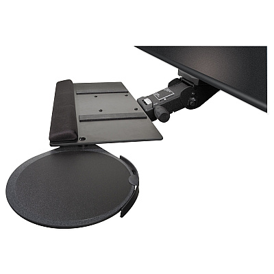 Kelly Computer Supply Leverless Lift N Lock Keyboard Tray, 19w x 10d, Black (KCS69575)