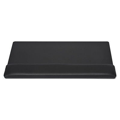 Kelly Computer Supply Soft Backed Keyboard Wrist Rest, 19 x 10, Black (KCS02306)