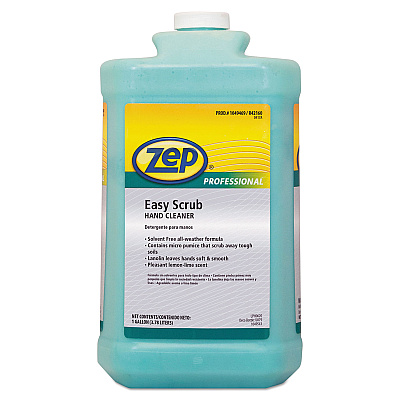 Zep Professional Industrial Hand Cleaner, Easy Scrub, Lemon Scent, 1 gal Bottle, 4/Carton (ZPP1049469)