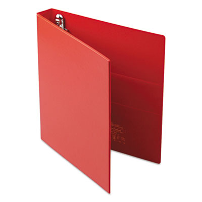 Avery Heavy-Duty Non-View Binder with DuraHinge and One Touch EZD Rings, 3 Rings, 1" Capacity, 11 x 8.5, Red (AVE79589)