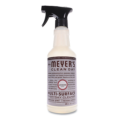 Mrs. Meyer's Multi Purpose Cleaner, Lavender Scent, 16 oz Spray Bottle, 6/Carton (SJN323568)