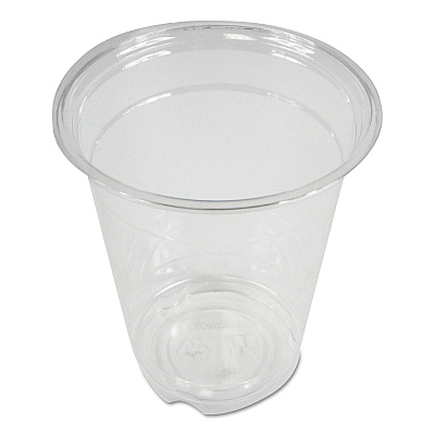 Boardwalk Clear Plastic Cold Cups, 12 oz, PET, 20 Cups/Sleeve, 50 Sleeves/Carton (BWKPET12)