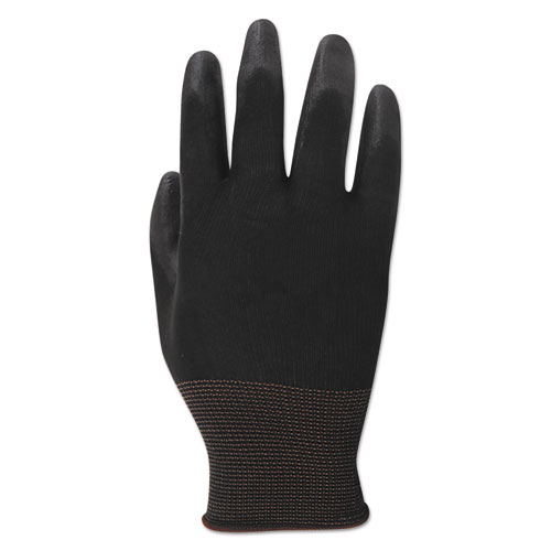 Boardwalk Palm Coated Cut-Resistant HPPE Glove, Salt and Pepper/Black, Size 8 (Medium), 1 Dozen (000298)