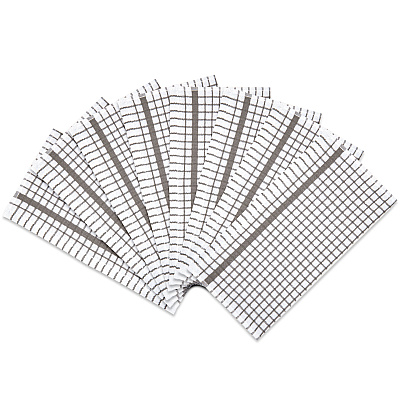 Sc Classic Checkered Dishcloth 13x13 Grey, Pack Of 8 (P-SC-CHK-DC-GRY)