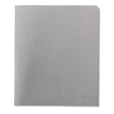 Smead Two-Pocket Folder, Textured Paper, 100-Sheet Capacity, 11 x 8.5, White, 25/Box (SMD87861)