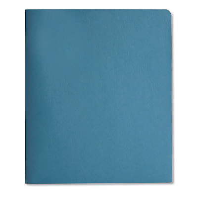 Smead 2-Pocket Folder with Tang Fastener, 0.5" Capacity, 11 x 8.5, Blue, 25/Box (SMD88052)