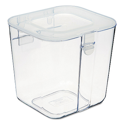 deflecto Stackable Caddy Organizer, Small, Plastic, 4.33 x 4 x 4.38, White (DEF29101CR)