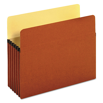 Universal Redrope Expanding File Pockets, 5.25" Expansion, Letter Size, Redrope, 10/box (UNV15262)